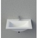 Vannas istabas izlietne Vispool Q-700 70x50 cm, balta Vannas istabas izlietne Vispool Q-700 70x50 cm, balta