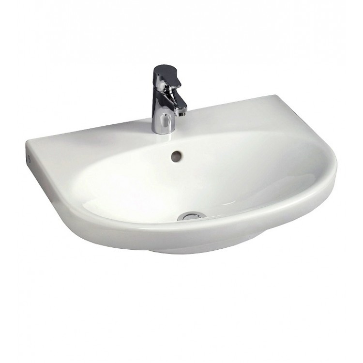 Vannas istabas izlietne Gustavsberg Nautic 5556 56x43 cm, Ceramicplus pārklājums, 555699R1. Vannas istabas izlietne Gustavsberg Nautic 5556 56x43 cm, Ceramicplus pārklājums, 555699R1.