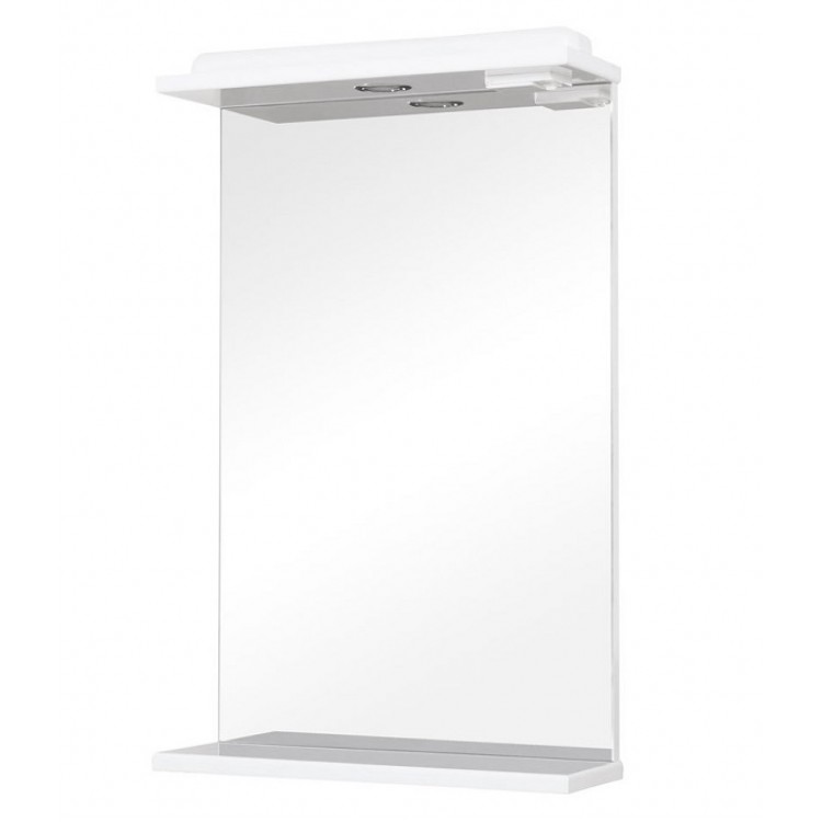 Spogulis ar plauktu un apgaismojumu Akvarodos DECOR 50cm, 195720