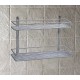 Plaukts divdaļīgs Duschy metāla 40x11х36 cm, 582-92 Plaukts divdaļīgs Duschy metāla 40x11х36 cm, 582-92