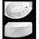 Stūra vanna Balteco Christina 15, 150x94cm Stūra vanna Balteco Christina 15, 150x94cm