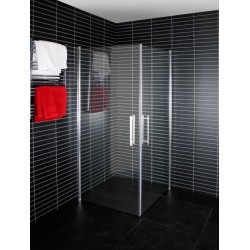 Dušas stūris kvadrātveida Duschy Corner 700x700, caurspīgs stikls 2x5231-70