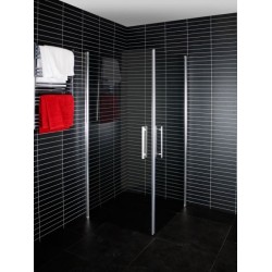 Dušas stūris kvadrātveida Duschy Corner 700x700, tonēts stikls 2x5232-70