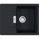 Virtuves izlietne FRANKE CENTRO 62x50 cm, CNG 611-62, melns matēts