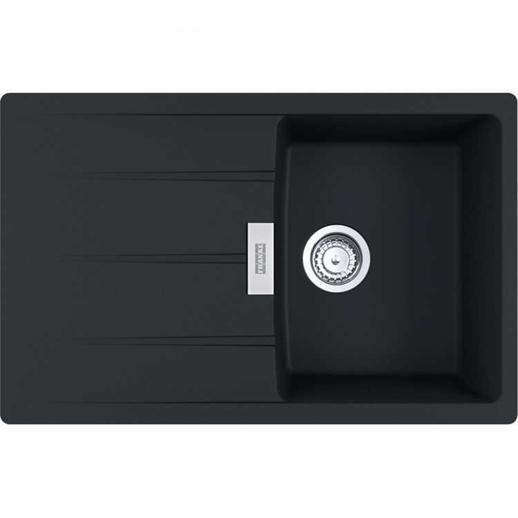 Virtuves izlietne FRANKE CENTRO 78x50 cm, CNG 611-78, melns matēts Virtuves izlietne FRANKE CENTRO 78x50 cm, CNG 611-78, melns matēts