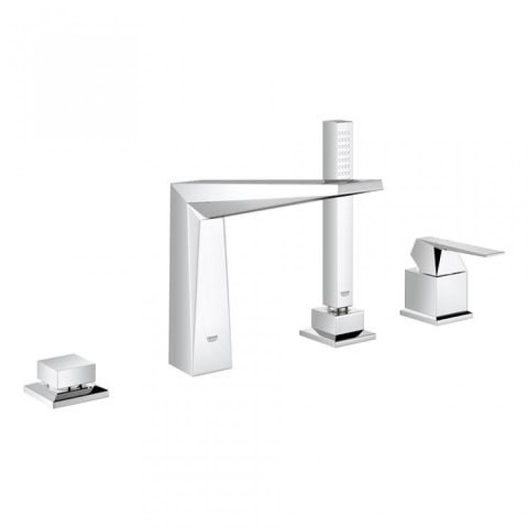 Vannas maisītājs uz vannas malas Grohe Allure Brilliant 3-daļīgs 19787 000 Vannas maisītājs uz vannas malas Grohe Allure Brilliant 3-daļīgs 19787 000