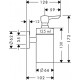 Ziepju dozators Hansgrohe Logis, hroms 40514000