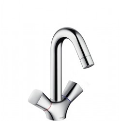 Izlietnes maisītājs Hansgrohe Logis ar korķi, hroms 71222000