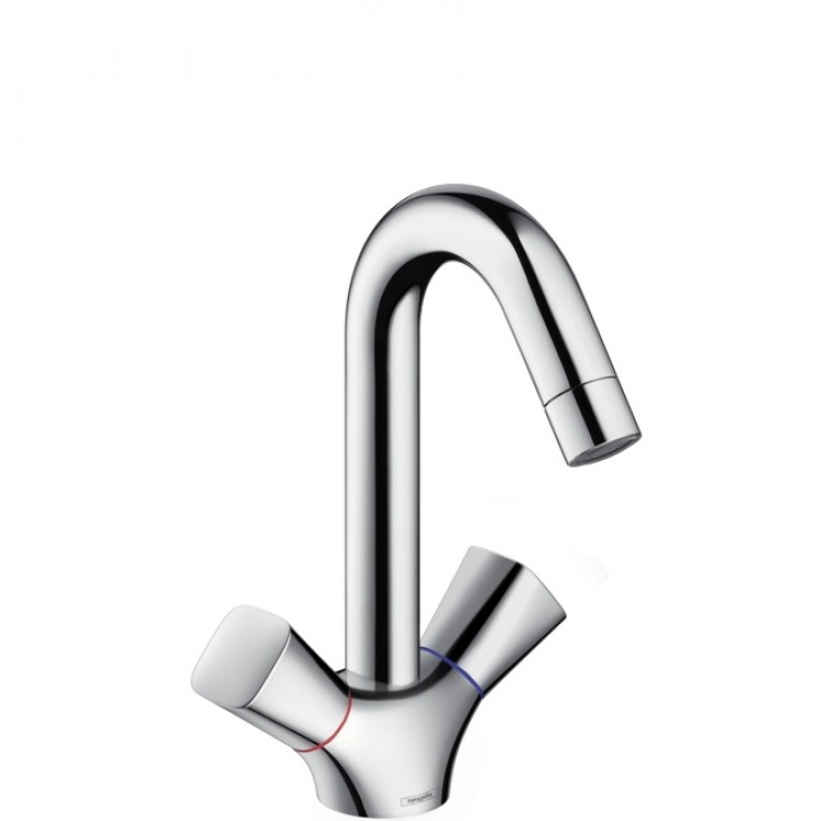 Izlietnes maisītājs Hansgrohe Logis ar korķi, hroms 71222000 Izlietnes maisītājs Hansgrohe Logis ar korķi, hroms 71222000