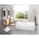 Brīvi stāvoša vanna PAA INFINITY 1800x800mm, silkstone