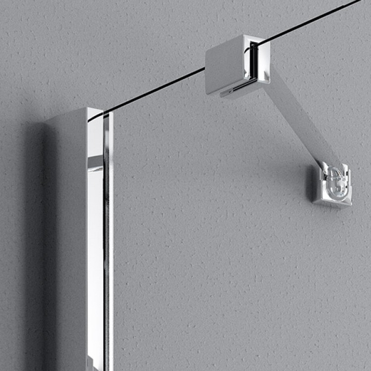 Vannas sieniņa Radaway IDEA PNJ ar dvieļu turētāju 80 cm Vannas sieniņa Radaway IDEA PNJ ar dvieļu turētāju 80 cm