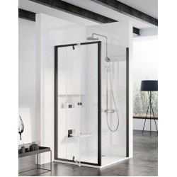 EXPO Dušas stūris kvadrātveida RAVAK PIVOT PDOP1+PPS 90x90 cm, black
