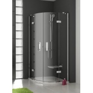 Dušas stūris pusapaļš RAVAK SMSKK4 80cm, stikls