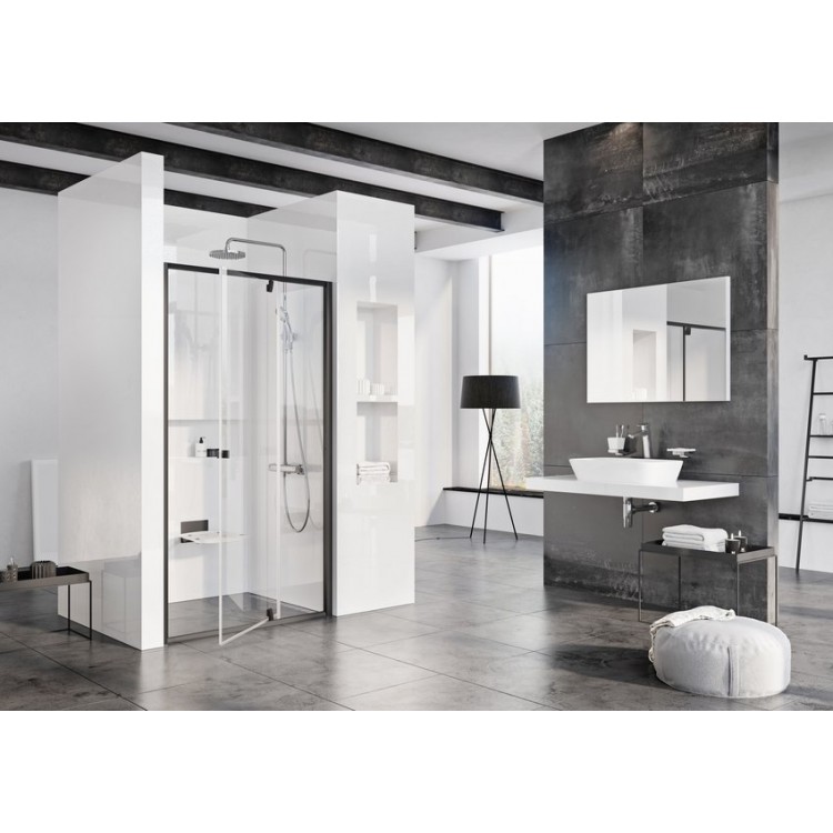 Dušas durvis RAVAK PIVOT PDOP2 120 cm, melns Dušas durvis RAVAK PIVOT PDOP2 120 cm, melns