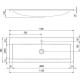 Izlietne skapītim Ravak Clear 100x38cm, XJJ01110000 Izlietne skapītim Ravak Clear 100x38cm, XJJ01110000