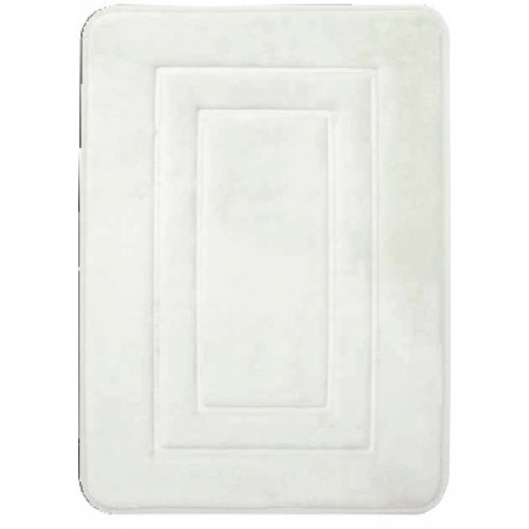 Vannas istabas paklājs Duschy San Remo 40x60cm, balts 766-10 Vannas istabas paklājs Duschy San Remo 40x60cm, balts 766-10