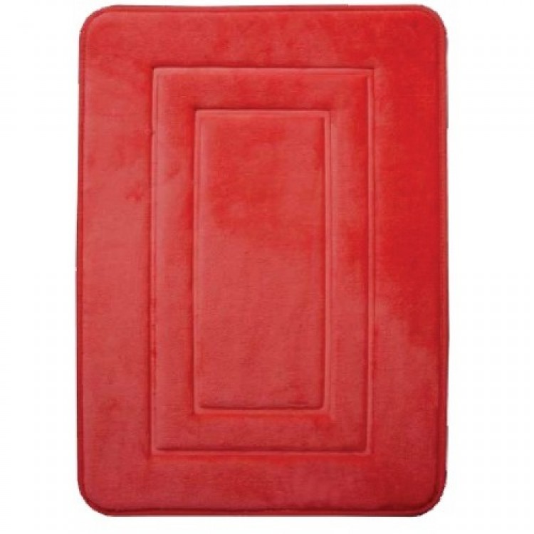 Vannas istabas paklājs Duschy San Remo 40x60cm, sarkans 766-80 Vannas istabas paklājs Duschy San Remo 40x60cm, sarkans 766-80