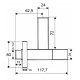 Stūra ventīlis SCHELL Quad 1/2 x 3/8(10), hromēts 053620699 Stūra ventīlis SCHELL Quad 1/2 x 3/8(10), hromēts 053620699