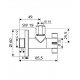 Stūra ventīlis SCHELL 4Wing 1/2 x 3/8(10), hromēts 053930699