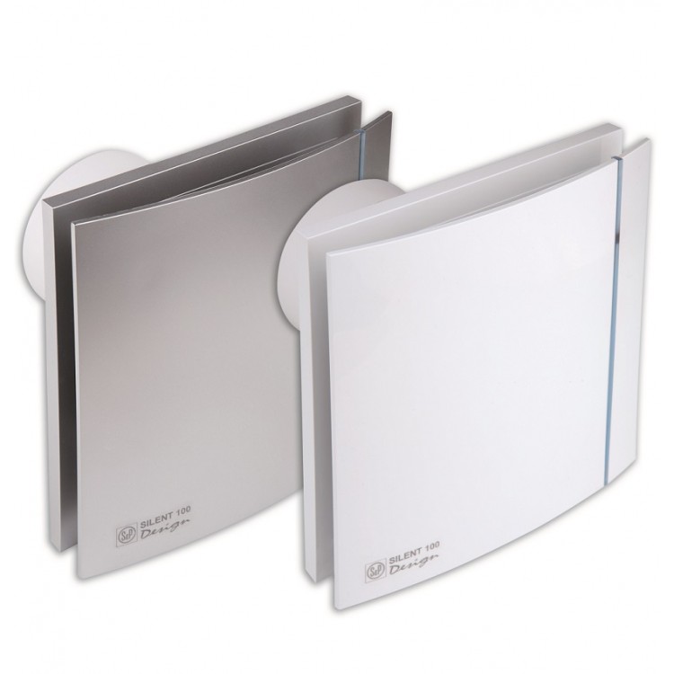 Sadzīves ventilators S&P Design 100CZ, pretvārsts, melns marmors Sadzīves ventilators S&P Design 100CZ, pretvārsts, melns marmors
