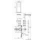 Termostata dušas sistēma TRES Shower Space 20735301 Termostata dušas sistēma TRES Shower Space 20735301