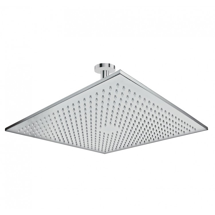 Dušas galva TRES Antilime ar turētāju 45x45 cm, hroms 29943205