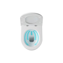 Tualetes pods piekaramais Ravak VITA RimOff ar Soft Close vāku, balts