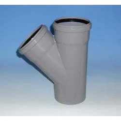 Iekšdarbu kanalizācijas atzars DN 75/75 45 GR
