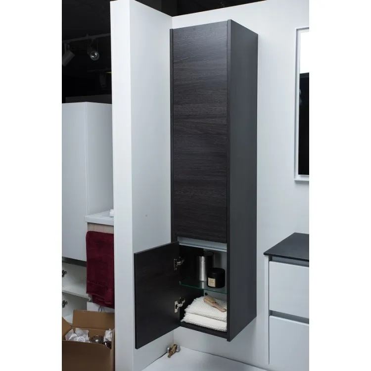 Vannas istabas augstais skapis Kame CITY 160x35cm, TU/35-2/D1P1 Vannas istabas augstais skapis Kame CITY 160x35cm, TU/35-2/D1P1