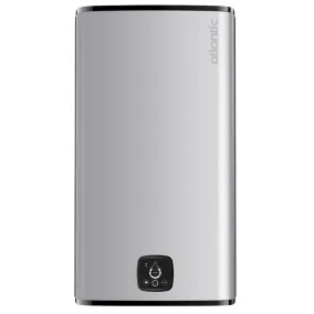Elektriskais ūdens sildītājs (boileris) Atlantic Cube Steatite Silver ar WiFi 100L vertikāls, (861340)