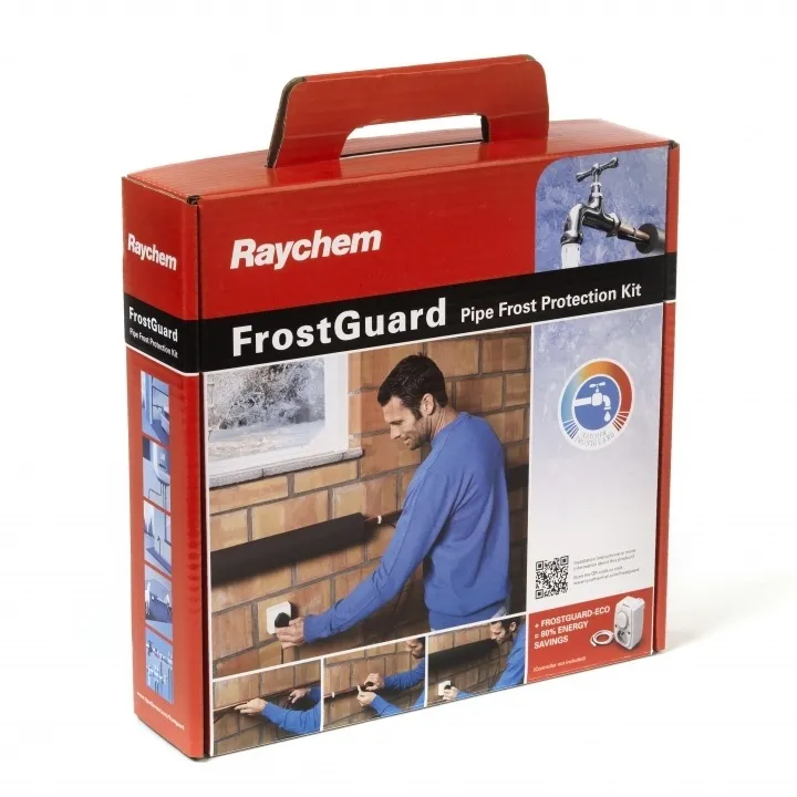 Cauruļu aizsardzības komplekts pret sasalšanu FrostGuard-8M 8 metri 80/160W