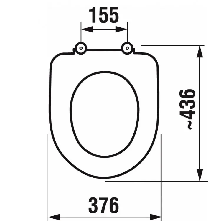 Tualetes poda vāks JIKA Lyra Baltic / DEEP, H8932813000631