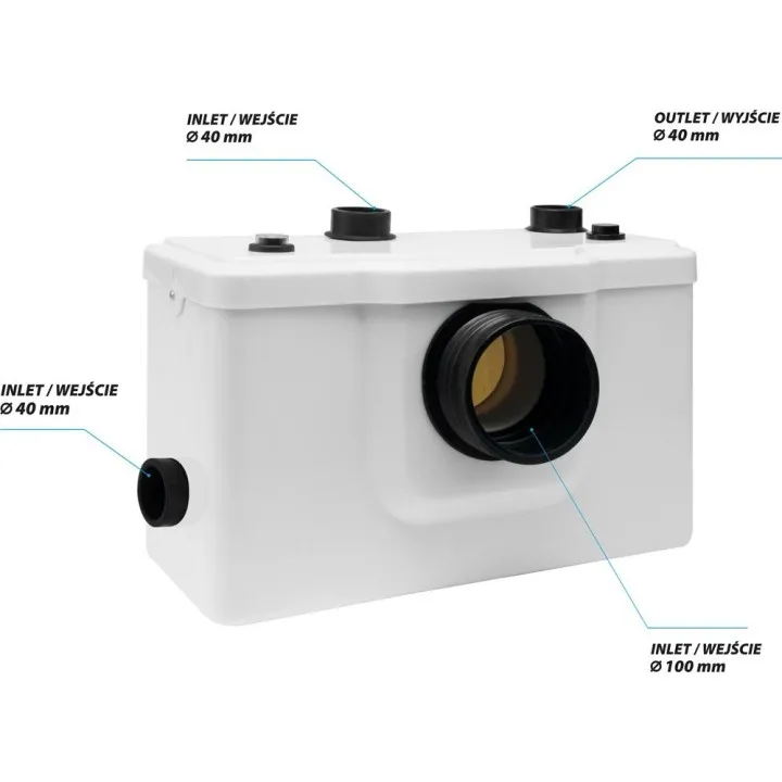 Fekālais sūknis ar smalcinātāju, 600W, 697177
