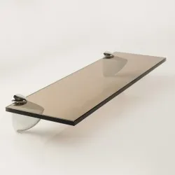 Plaukts Stikla Serviss 40x12 cm, bronza