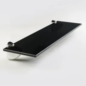 Plaukts Stikla Serviss 40x12 cm, melns