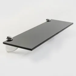 Plaukts Stikla Serviss 40x12 cm, pelēks matēts
