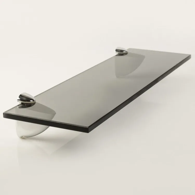 Plaukts Stikla Serviss 40x12 cm, pelēks