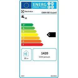 Elektriskais ūdens sildītājs (boileris) Electrolux Guard EWH 80 vertikāls,941327