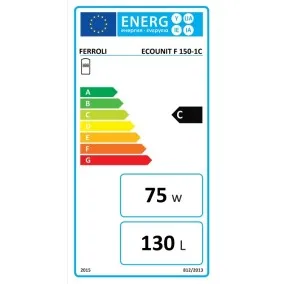 Grīdas kombinētais ūdens sildītājs Ferroli ECOUNIT F 150-1С 150L