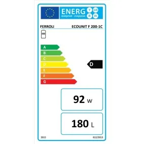 Grīdas kombinētais ūdens sildītājs Ferroli ECOUNIT F 200-1С 200L