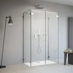 U veida dušas kabīnes