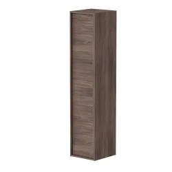 Raguvos Baldai VILLA vannas istabas augstais skapis 160 x 35 cm, Brown Oak