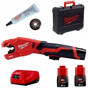 Akumulatora Inox/vara cauruļu griezējs Milwaukee M12 PCSS-202C