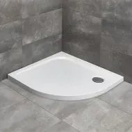 Dušas paliktnis asimetrisks Radaway DELOS E 90x80cm L