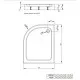 Dušas paliktnis asimetrisks Radaway LAROS E Compact 100x80cm L