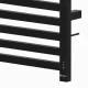 Elektriskais dvieļu žāvētājs Radial LILY 600C 500x600mm 100W, melns RAL9005