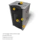 Centrālapkures krāsns Vulkan 24 kW, bēšs Centrālapkures krāsns Vulkan 24 kW, bēšs