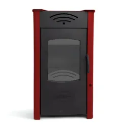 Centrālapkures krāsns Vulkan 24 kW, sarkans