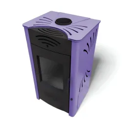 Centrālapkures krāsns Vulkan 24 kW, violets