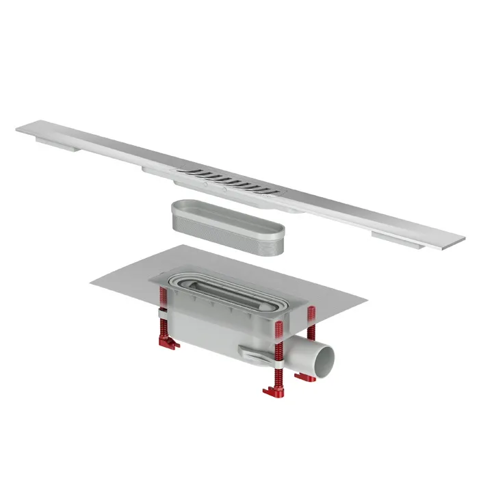 Dušas kanāls bez restes ACO Showerdrain S+ DN50 H 70-160 mm, 9010.51.21